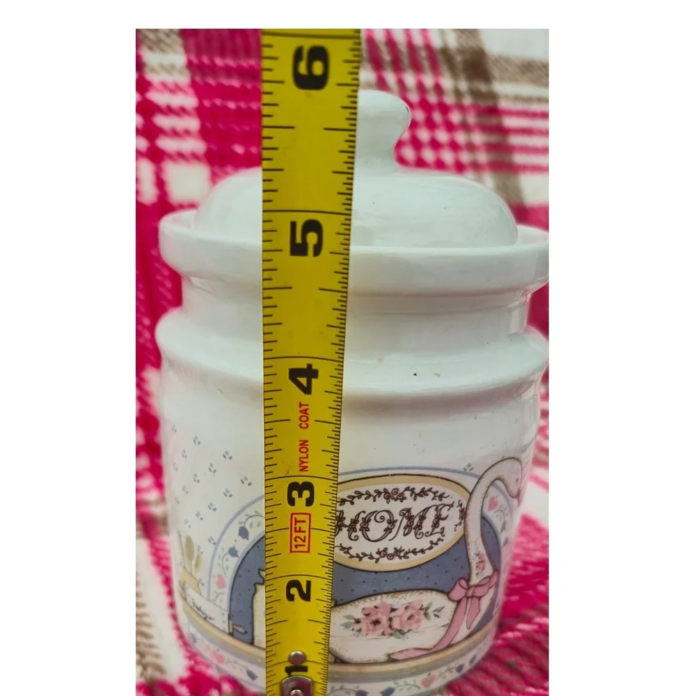 Vintage Country Home‎ Paul Marshall Ceramic Swan Canister with Lid White 5.5
